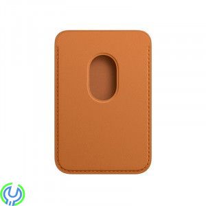 iPhone 12/13/14 plånbok i läder med MagSafe, brun, Eleganta iPhone-plånbok i läder., iPhone 15 modeller, , Retal