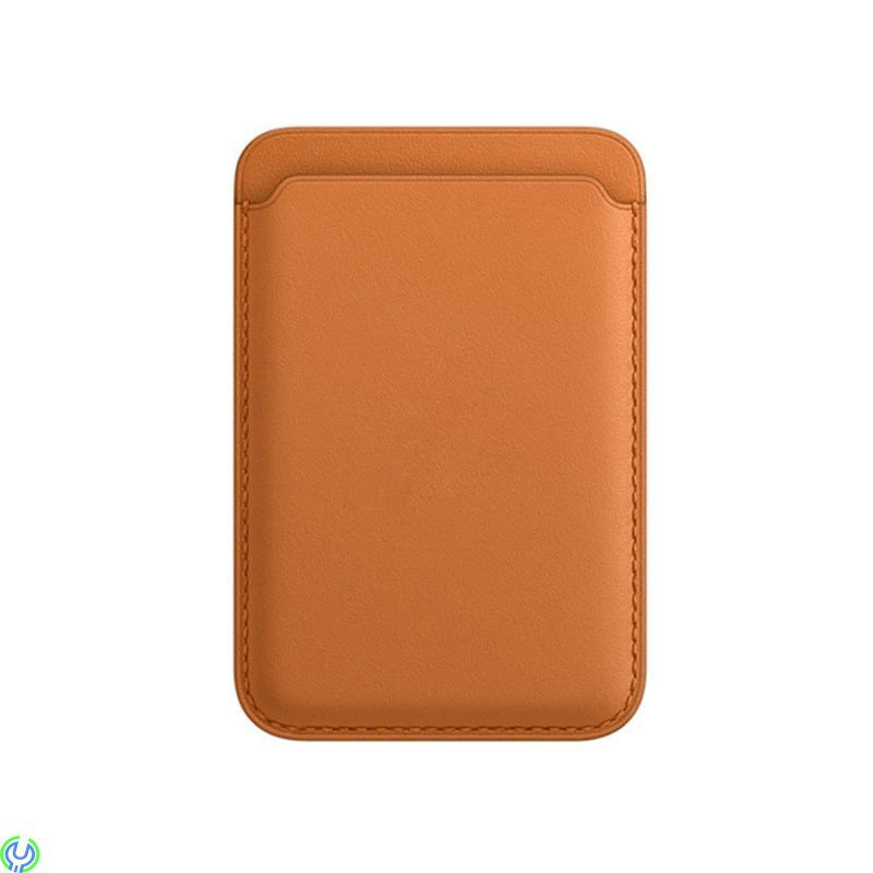 iPhone 12/13/14 plånbok i läder med MagSafe, brun, Eleganta iPhone-plånbok i läder., iPhone 15 modeller, , Retal