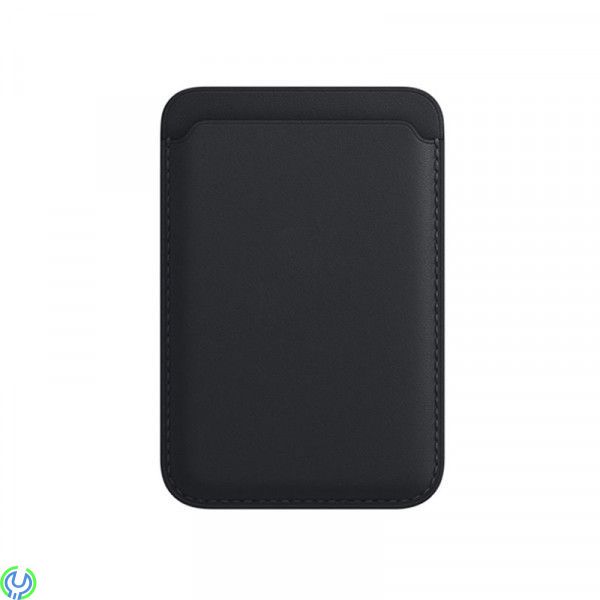 iPhone 12/13/14 plånbok i läder med MagSafe, Svart, Eleganta iPhone-plånbok i läder., iPhone 15 modeller, , Retal