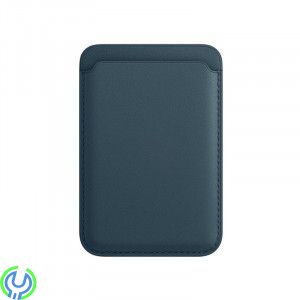 iPhone 12/13/14 plånbok i läder med MagSafe, Blå, Eleganta iPhone-plånbok i läder., iPhone 15 modeller, , Retal