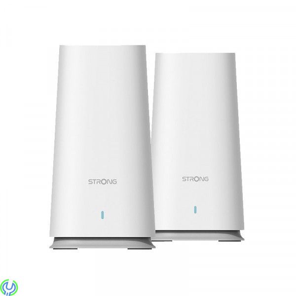 Strong Atria WIFI Mesh 2100 Home Kit, 2,4+5GHz (2-pack), Strong Mesh 2100 Home Kit - 200m2 (2,4+5GHz) ATRIA Mesh 2100, 2 Pack, S