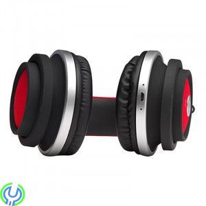 Denver BTH-250 Trådlöst Bluetooth Headset - Röd, Njut av upp till 6 timmars trådlöst ljud med Denver BTH-250, On-Ear Hörlurar, ,