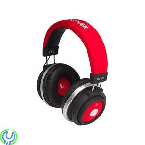 Denver BTH-250 Trådlöst Bluetooth Headset - Röd, Njut av upp till 6 timmars trådlöst ljud med Denver BTH-250, On-Ear Hörlurar, ,