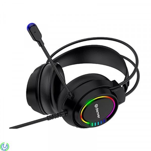 Denver GHS-130 Gaming Headset med USB och RGB-ljus, Är du ute efter ett nytt gamingheadset bör du kolla in Denver GHS-130., Gami