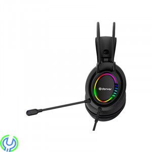 Denver GHS-130 Gaming Headset med USB och RGB-ljus, Är du ute efter ett nytt gamingheadset bör du kolla in Denver GHS-130., Gami