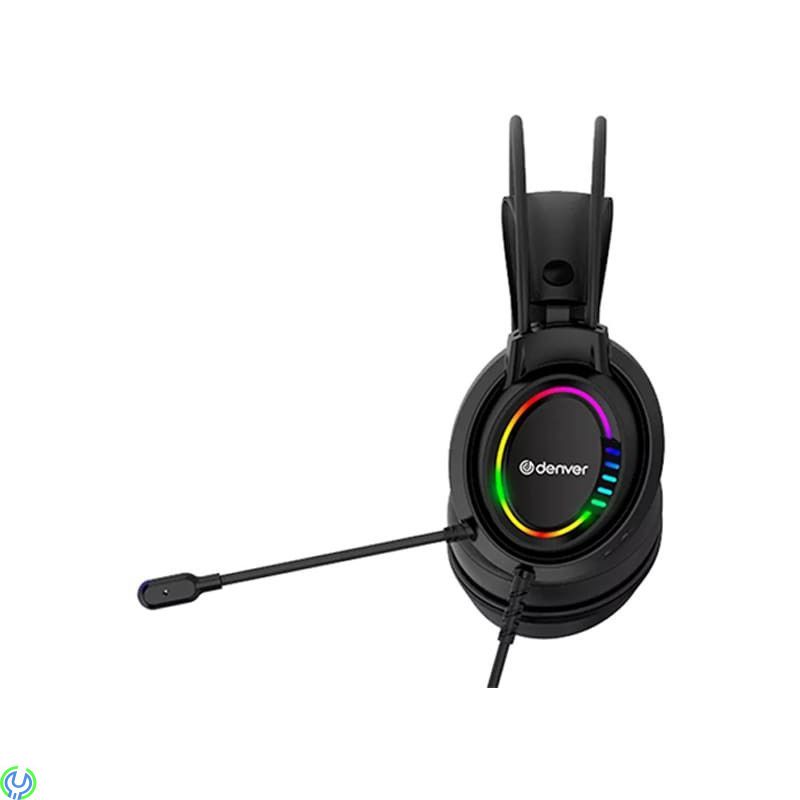 Denver GHS-130 Gaming Headset med USB och RGB-ljus, Är du ute efter ett nytt gamingheadset bör du kolla in Denver GHS-130., Gami