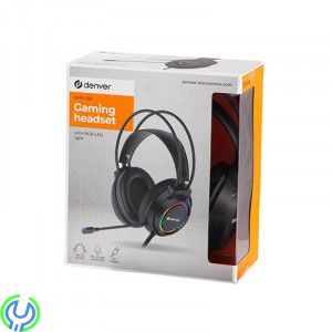 Denver GHS-130 Gaming Headset med USB och RGB-ljus, Är du ute efter ett nytt gamingheadset bör du kolla in Denver GHS-130., Gami