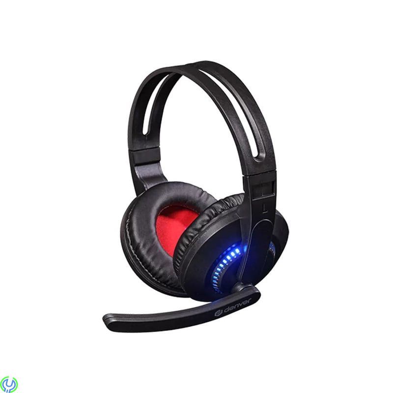 Denver GHS-101 Gaming Headset med LED, Är du ute efter ett nytt gamingheadset bör du kolla in Denver GHS-101., Gaming Hörlurar, 