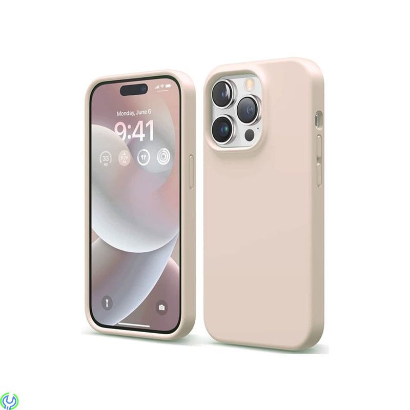 iPhone 14 Pro Max Silikonskal - Sand Rosa, Silikonskal med en sömlös design., iPhone 14 modeller, , RVELON