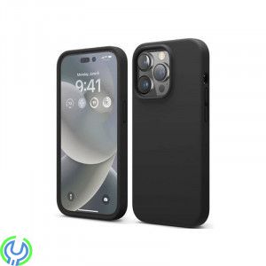 iPhone 14 Pro Silikonskal - Svart, Stötsäkert Silikonskal., iPhone 14 modeller, , RVELON