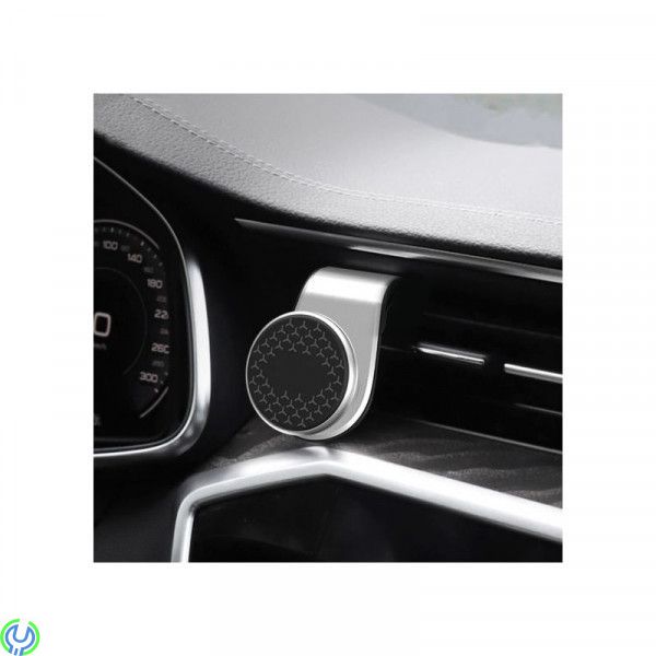 Magnetisk Mobilhållare för Ventilationsgaller, Silver, magnetisk mobilhållare med klämma till bilfläkten., MellandagsRea, , Elgr