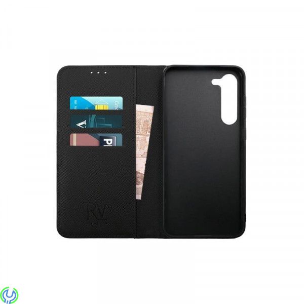 Samsung S23 Plus Plånboksfodral Magnet Rvelon - Svart, Samsung S23 Plus Plånboksfodral Magnet Rvelon - Svart, Galaxy S23 Plus, ,
