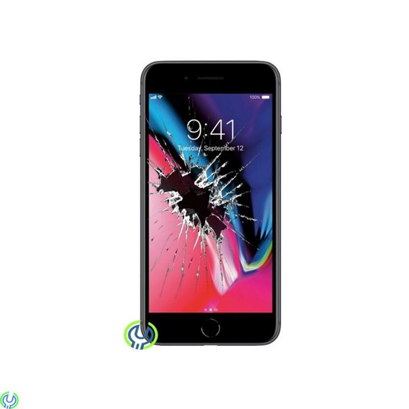 iPhone 8 Plus Glas Skärmbyte original, Vi byter ut din trasiga glaset på iPhone 8 plus så den blir som helt ny., iPhone 8 Plus, 