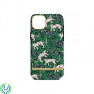 Richmond & Finch iPhone 14 Plus Skal Green Leopard, Leopard Skal Green ., iPhone 14 modeller, , Richmond & Finch