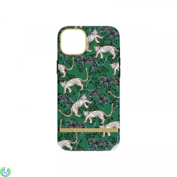Richmond & Finch iPhone 14 Plus Skal Green Leopard, Leopard Skal Green ., iPhone 14 modeller, , Richmond & Finch