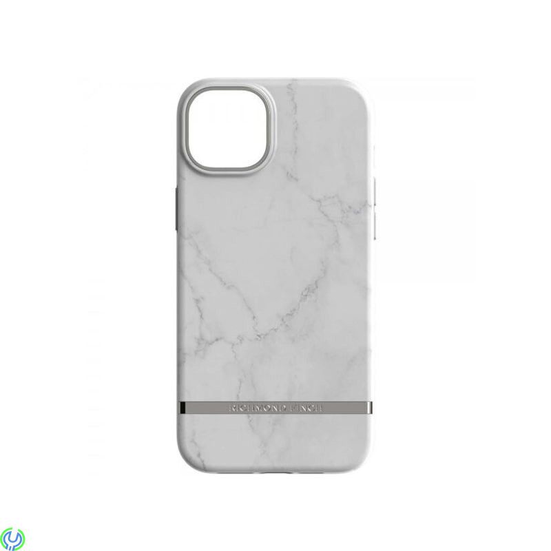 Richmond & Finch iPhone 14 Plus Skal White Marble, Richmond & Finch Skal White Marble, iPhone 14 modeller, , Richmond & Finch