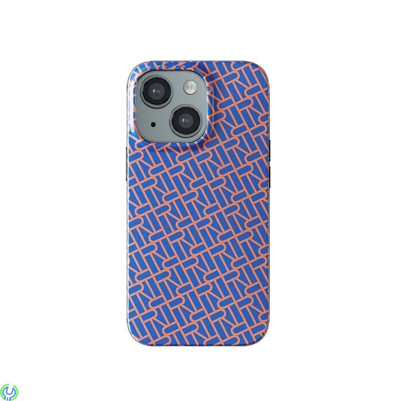 Richmond & Finch fodral för iPhone 13 Pro, blue apricot, RICHMOND & FINCH SKAL BLUE APRICOT RF LOGO., iPhone 13 modeller, , Rich