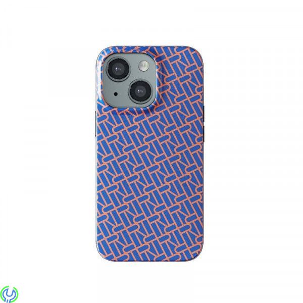 Richmond & Finch fodral för iPhone 13 Pro, blue apricot, RICHMOND & FINCH SKAL BLUE APRICOT RF LOGO., iPhone 13 modeller, , Rich