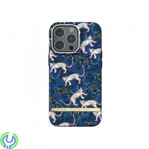 Richmond & Finch iPhone 13 Pro Skal Blue Leopard, Richmond & Finch Skal Blue Leopard., iPhone 13 modeller, , Richmond & Finch