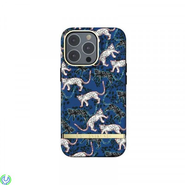 Richmond & Finch iPhone 13 Pro Skal Blue Leopard, Richmond & Finch Skal Blue Leopard., iPhone 13 modeller, , Richmond & Finch