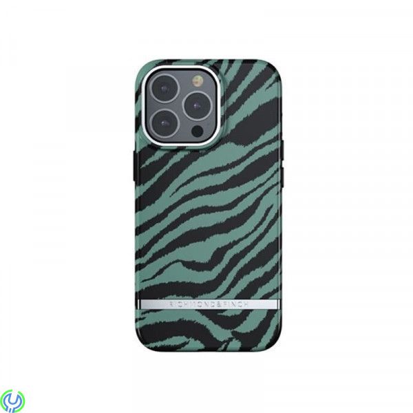 Richmond & Finch iPhone 12 & 12 Pro Skal Emerald Zebra, Richmond & Finch iPhone 12 & 12 Pro Skal Emerald Zebra, iPhone 12/ 12 Pr