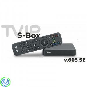 TVIP S-Box v.605 SE, 4K, Android o Linux med bluetooth fjärrkontroll, Senaste utveckling från TVIP, Android o Linux 4K Med WiFi 