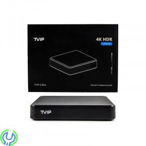 TVIP S-Box v.605 SE, 4K, Android o Linux med bluetooth fjärrkontroll, Senaste utveckling från TVIP, Android o Linux 4K Med WiFi 