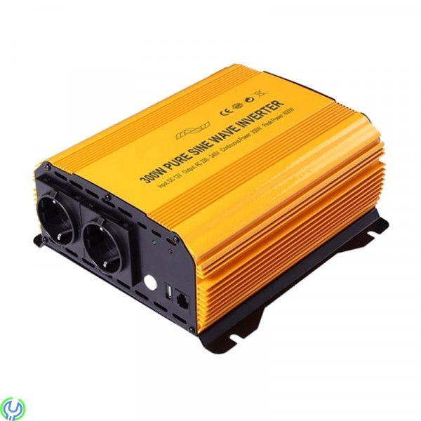 Pure sine wave inverter 300W, 12V Converter, likström till växelström., Äkta Sinusvåg, , Elgruvan