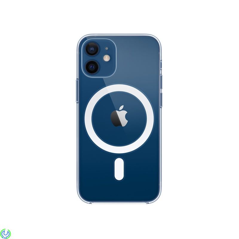 iPhone 12 Mini Skal - MagSafe Stöttåligt Transparent, Transparent skal med MagSafe till iPhone 12 mini, iPhone 12 modeller, , El