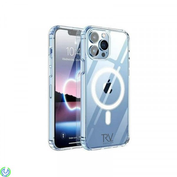 iPhone 14 Pro Skal - MagSafe Stöttåligt Transparent, Transparent skal med MagSafe., iPhone 14 modeller, , Elgruvan