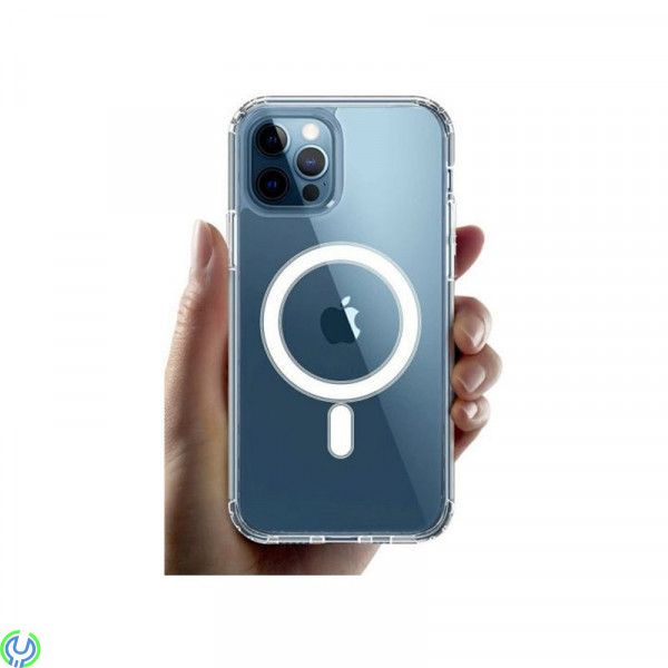 iPhone 11 Skal - MagSafe Stöttåligt Transparent, Transparent skal med MagSafe till iPhone 11, iPhone 11, , Elgruvan