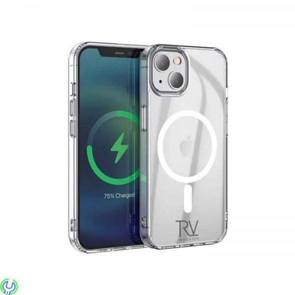 iPhone 14 Plus Skal - MagSafe Stöttåligt Transparent, Transparent skal med MagSafe., iPhone 14 modeller, , Elgruvan