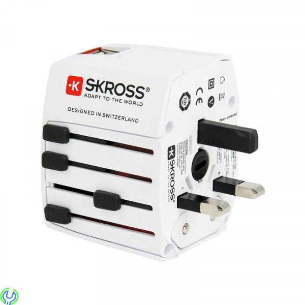 SKROSS MUV USB Världs-reseadapter, SKROSS MUV USB Världs-reseadapter, EMEA/US/UK/AU, 2xUSB


, Reseadapters, , SKROSS