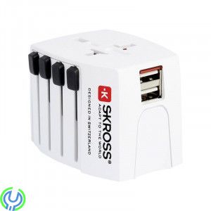 SKROSS MUV USB Världs-reseadapter, SKROSS MUV USB Världs-reseadapter, EMEA/US/UK/AU, 2xUSB


, Reseadapters, , SKROSS