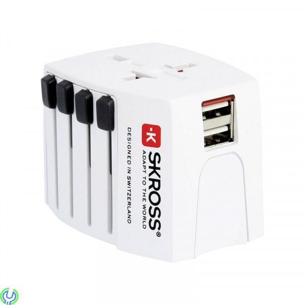 SKROSS MUV USB Världs-reseadapter, SKROSS MUV USB Världs-reseadapter, EMEA/US/UK/AU, 2xUSB


, Reseadapters, , SKROSS