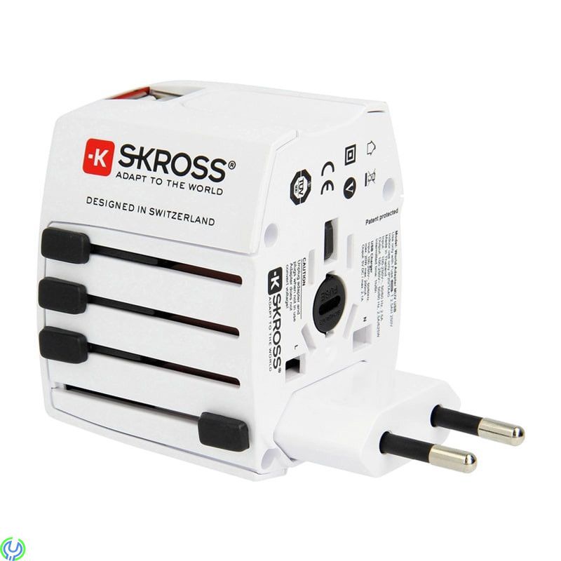 SKROSS MUV USB Världs-reseadapter, SKROSS MUV USB Världs-reseadapter, EMEA/US/UK/AU, 2xUSB


, Reseadapters, , SKROSS