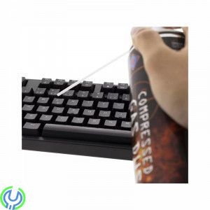 Deltaco Tryckluft på burk, 600 ml, DELTACO Tryckluft på burk med flexibelt munstycke - 600ml, Datortillbehör, , Deltaco