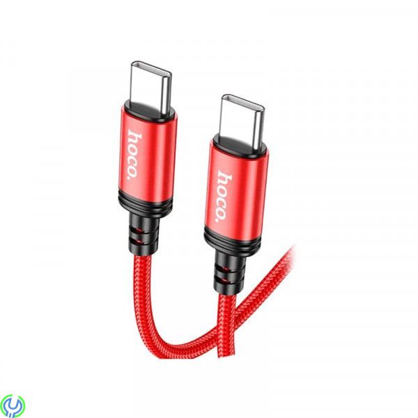 Kabel Typ-C - Typ-C HOCO X89 Wind, 1 m, PD 60W, Röd, Kabel Typ-C - Typ-C HOCO X89 Wind, 1 m, 3,0A, PD 60W, Röd, TYPE C, , HOCO