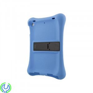 Silikonskal med Stativ för iPad Air/Air 2/Pro 9.7" - Blå, Slitstarkt skal i silikon som tål det mesta, iPad Pro 9.7", , Deltaco