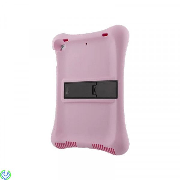 Silikonskal med Stativ för iPad Air/Air 2/Pro 9.7" - Rosa, Slitstarkt skal i silikon som tål det mesta, iPad Pro 9.7", , Deltaco