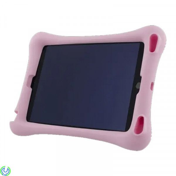 Silikonskal med Stativ för iPad Air/Air 2/Pro 9.7" - Rosa, Slitstarkt skal i silikon som tål det mesta, iPad Pro 9.7", , Deltaco