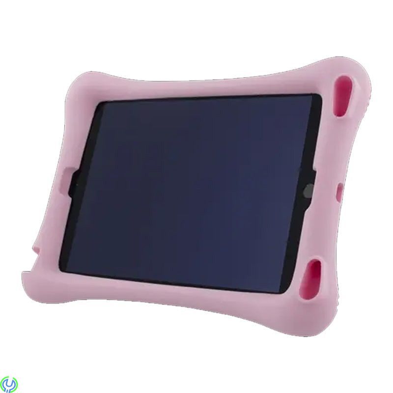 Silikonskal med Stativ för 10.2-10.5" iPad Surfplattor - Rosa, Slitstarkt skal i silikon som tål det mesta, iPad 10,5", , Deltac