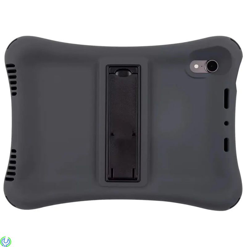 Silikonskal med Stativ för iPad Air/Air 2/Pro 9.7" - Svart, Slitstarkt skal i silikon som tål det mesta, iPad Pro 9.7", , Deltac