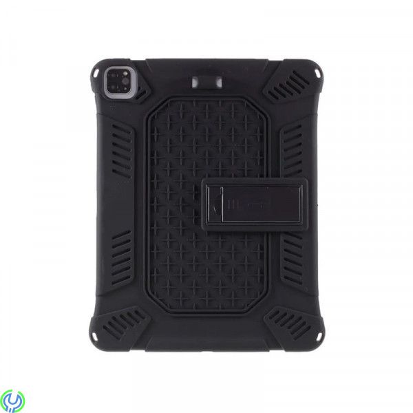 Silikonskal med Stativ för IPad Pro 12.9, 2018-2022 - Svart, IPad Pro 12.9 2022, 2018, 2020, 2021 silikonfodral - Svart, iPad Pr