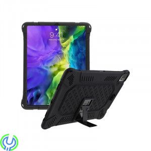 Silikonskal med Stativ för IPad Pro 12.9, 2018-2022 - Svart, IPad Pro 12.9 2022, 2018, 2020, 2021 silikonfodral - Svart, iPad Pr