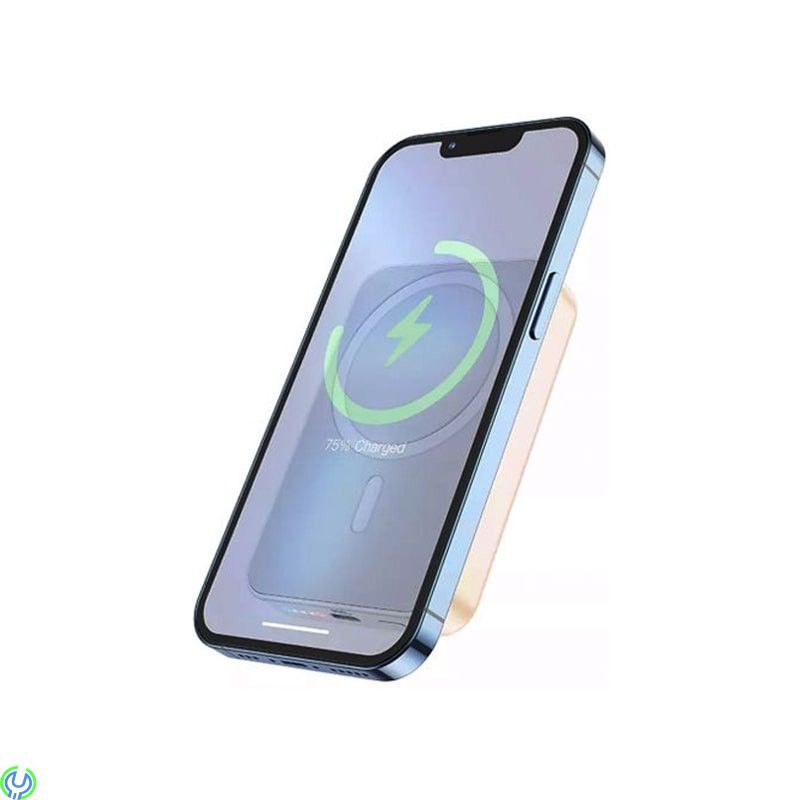 Powerbank Magnetisk Trådlös Laddning 10000 mAh - Rosa, Powerbank Magnetisk med Trådlös Laddning, Powerbank, , G-SP