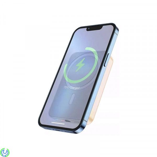 Powerbank Magnetisk Trådlös Laddning 10000 mAh - Lila, Magnetisk Trådlös Laddning, Powerbank, , G-SP