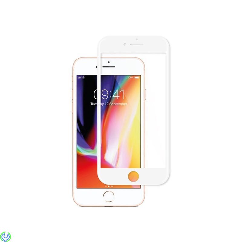 Racing Shield Nanoglass skärmskydd, iPhone 7/8 Plus, full screen, Vit, Nanoglass är precis som det kallas, MellandagsRea, , Raci