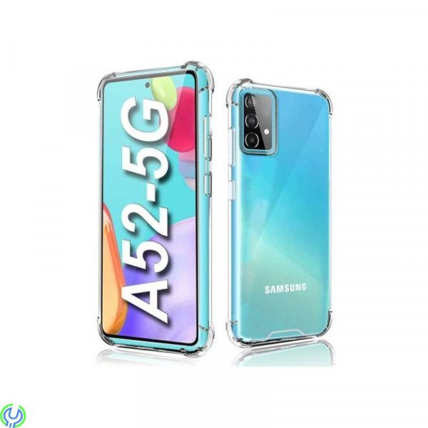 Stöttåligt Skal Samsung Galaxy A52s - Transparent, Stöttåligt Skal Samsung Galaxy A52s - Transparent, Galaxy A52s, , Elgruvan