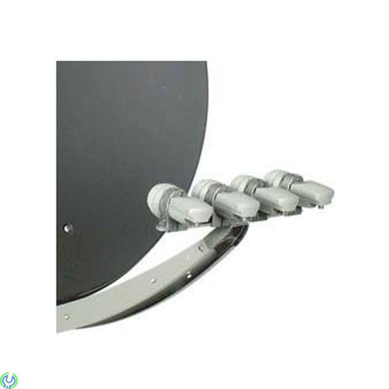 FUBA MULTIFEED-HÅLLARE JUSTERBAR 12º för fyra satelliter, Fuba LNB hållare passar till alla Fuba Paraboler., LNB Hållare, , FUBA